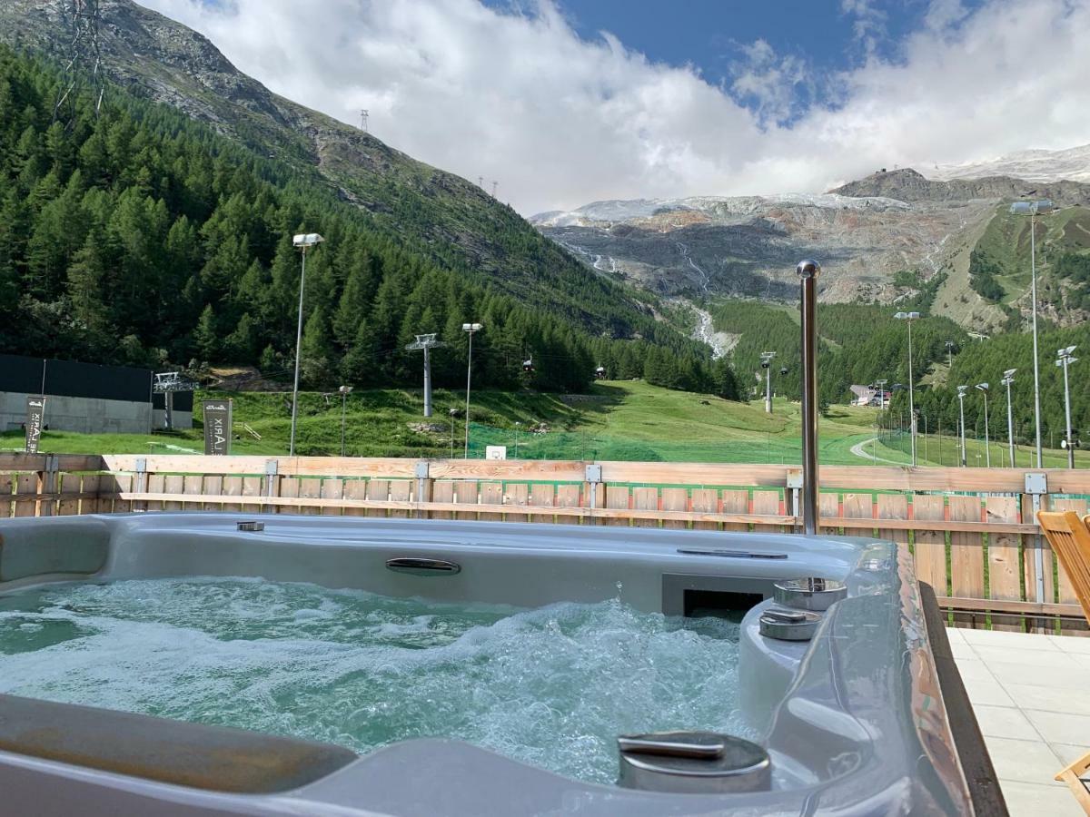 Palace Luxury Wellness Apartment And Boutique Hotel Ski-In-Out Saas Fee Exteriör bild