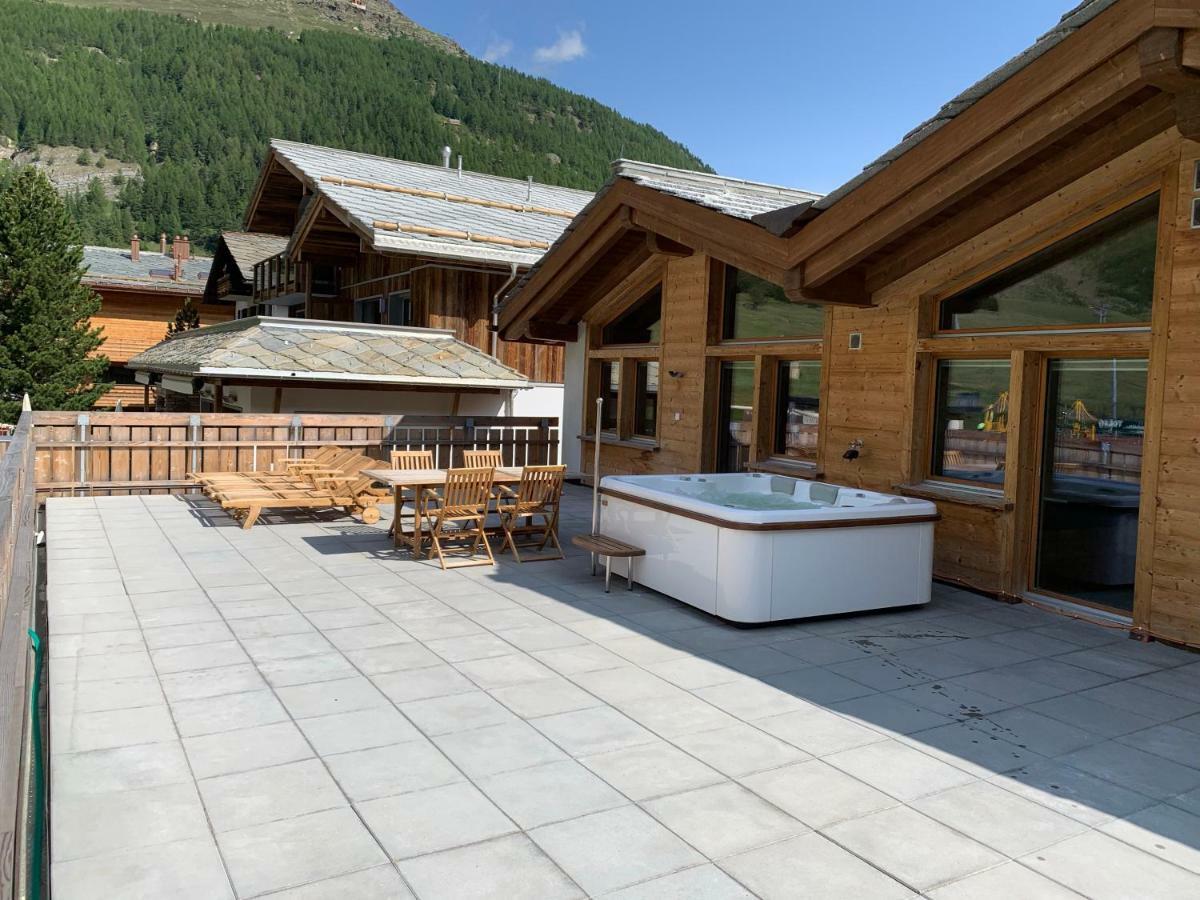 Palace Luxury Wellness Apartment And Boutique Hotel Ski-In-Out Saas Fee Exteriör bild